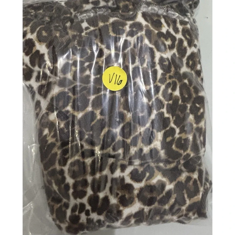 Children's Place Animal‎ Print Corduroy Skirt Girls Size 8 Brown Leopard Ruffle